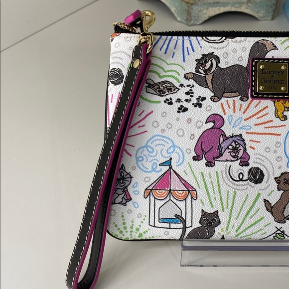 Dooney & Bourke x Disney Cats Wristlet